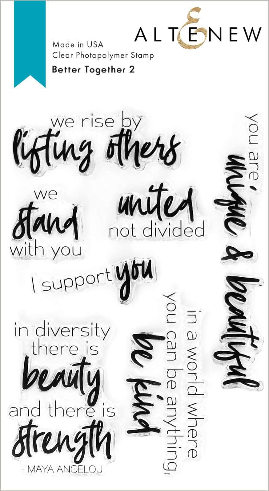 Clear Stamps Better Together 2 Stamp Set