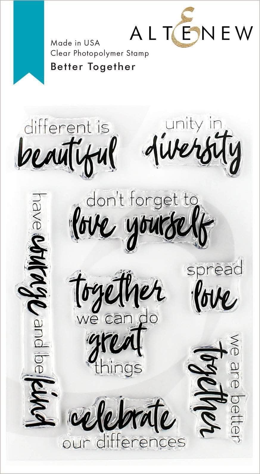 Clear Stamps Better Together Stamp Set