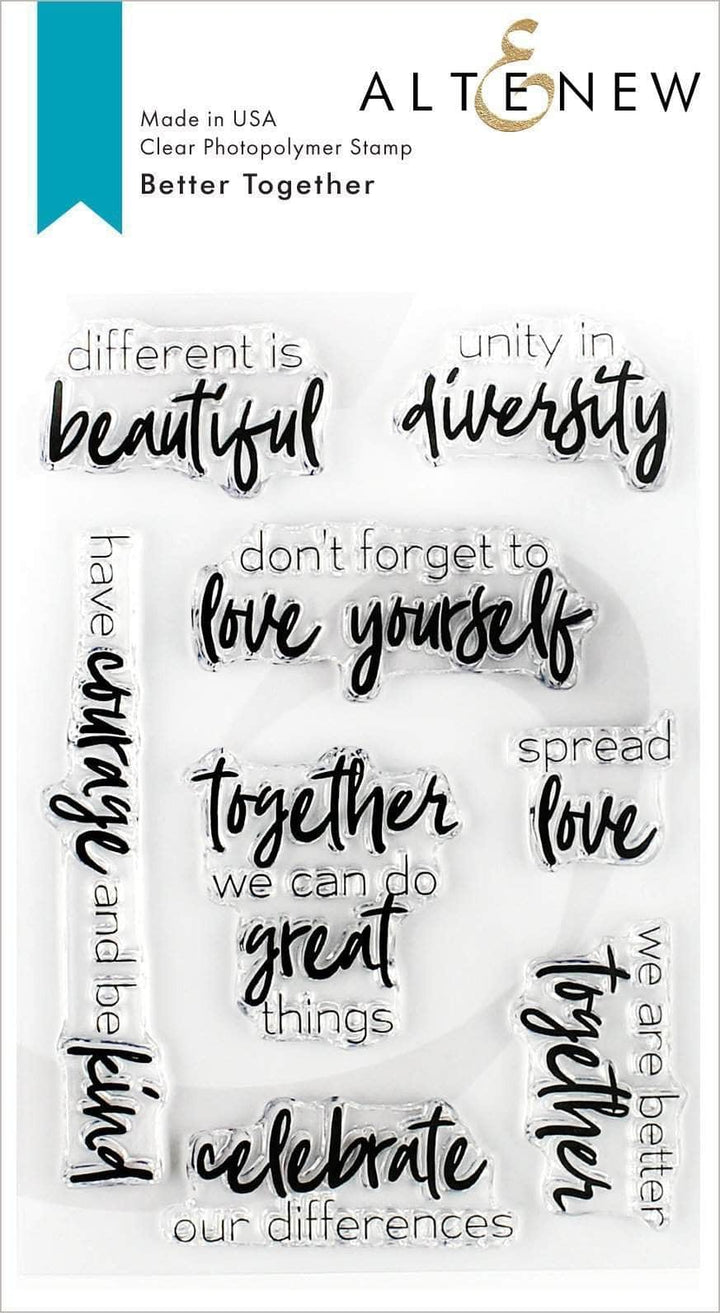 Clear Stamps Better Together Stamp Set