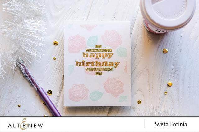 Clear Stamps Birthday Builder Stamp Set