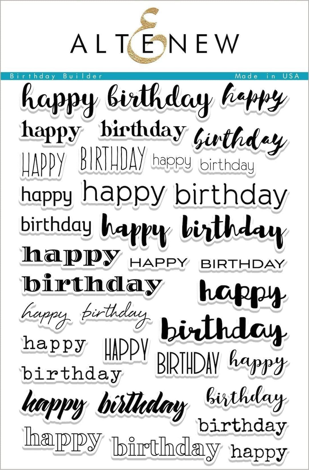 Clear Stamps Birthday Builder Stamp Set