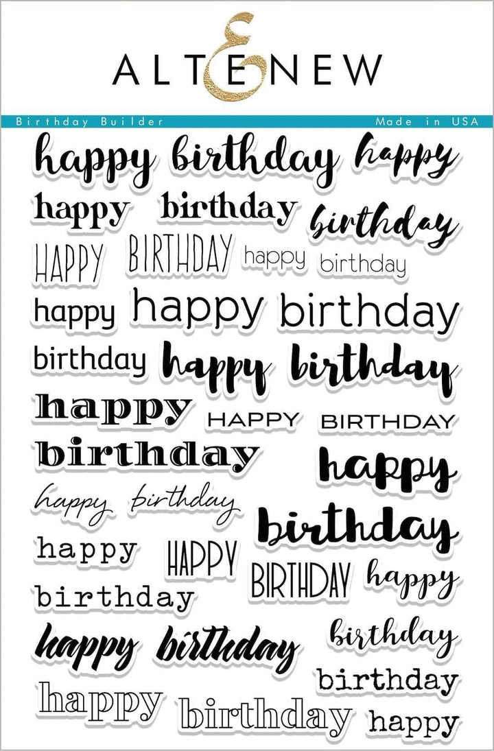 Clear Stamps Birthday Builder Stamp Set