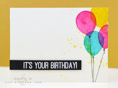 Clear Stamps Birthday Greetings Stamp Set