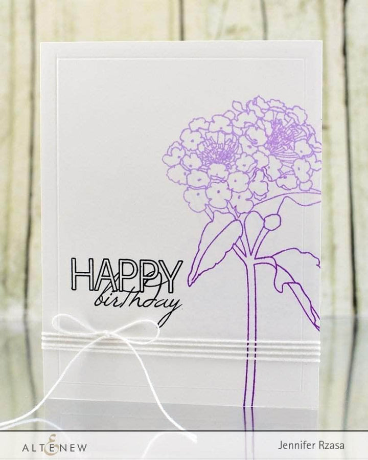 Clear Stamps Birthday Greetings Stamp Set