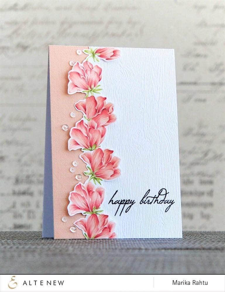 Clear Stamps Birthday Greetings Stamp Set