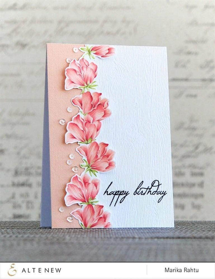 Clear Stamps Birthday Greetings Stamp Set