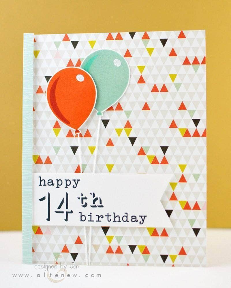 Clear Stamps Birthday Greetings Stamp Set