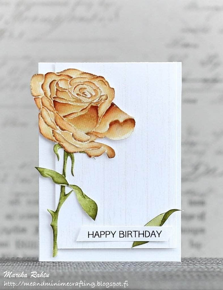 Clear Stamps Birthday Greetings Stamp Set
