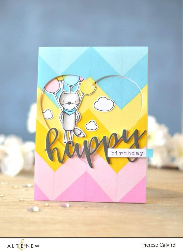 Clear Stamps Birthday Greetings Stamp Set