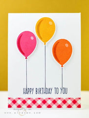 Clear Stamps Birthday Greetings Stamp Set