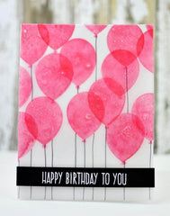 Clear Stamps Birthday Greetings Stamp Set