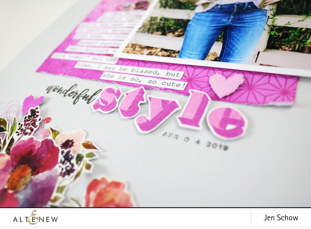 Clear Stamps Block Alpha Stamp Set