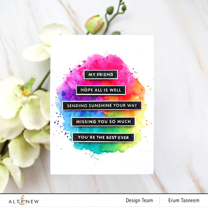 Clear Stamps Bold Sentiments Stamp Set