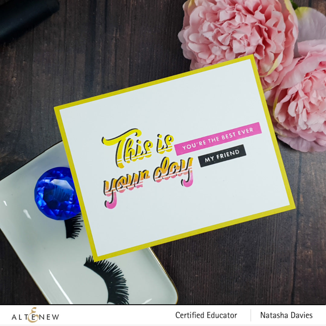 Clear Stamps Bold Sentiments Stamp Set