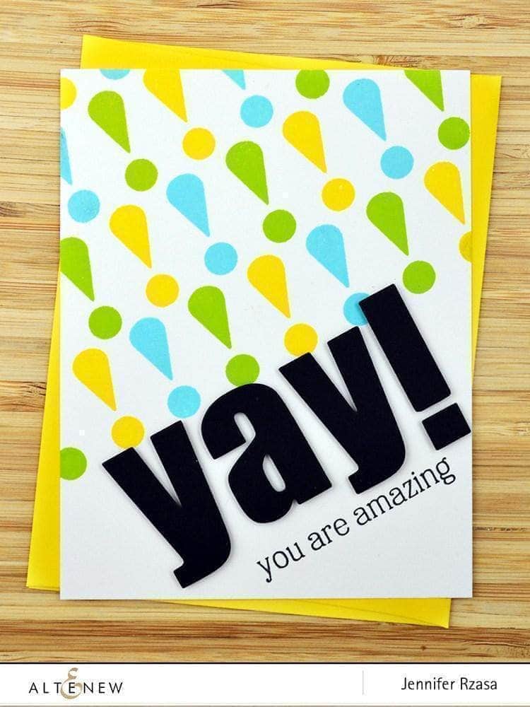 Clear Stamps Bold Type Stamp Set