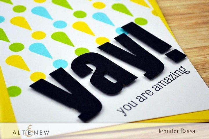 Clear Stamps Bold Type Stamp Set