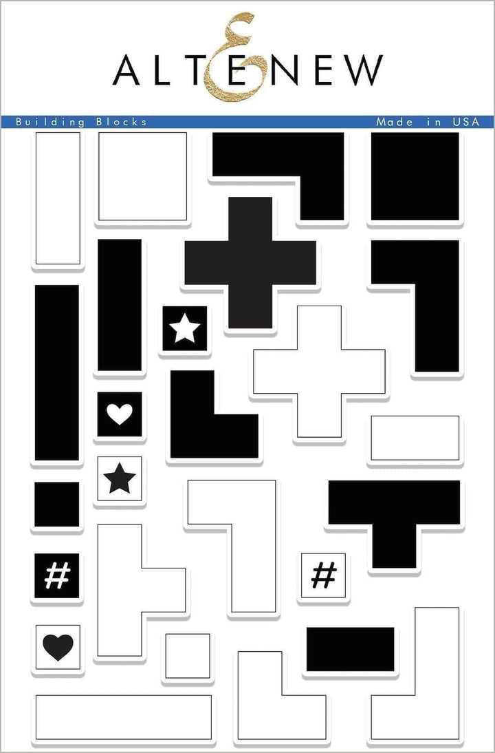 Clear Stamps Building Blocks Stamp Set