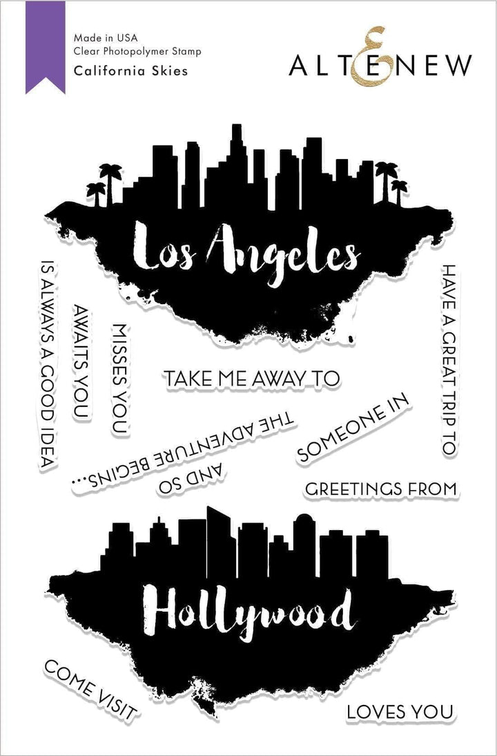 Clear Stamps California Skies Stamp Set