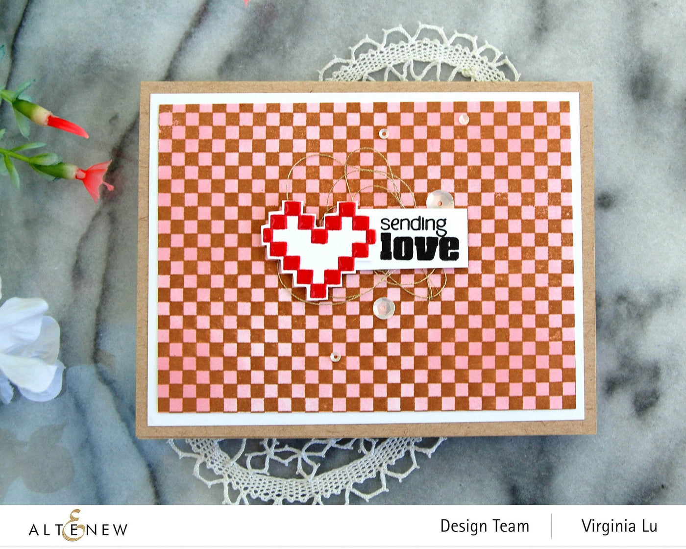 Clear Stamps Checkerboard Stamp Set