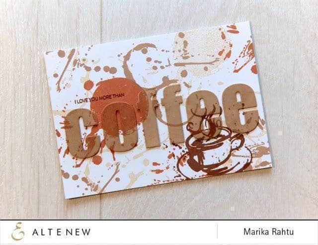 Clear Stamps Coffee with a Splash Stamp Set