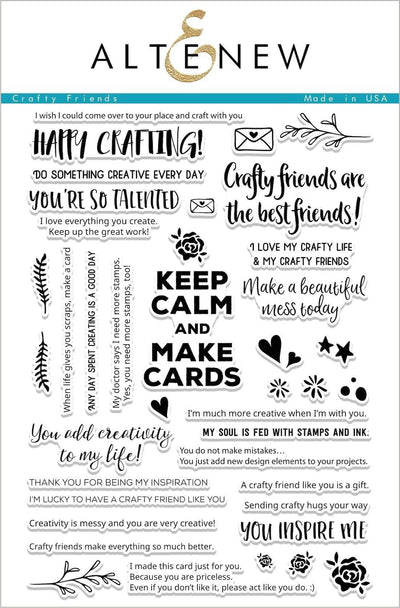 Clear Stamps Crafty Friends Stamp Set
