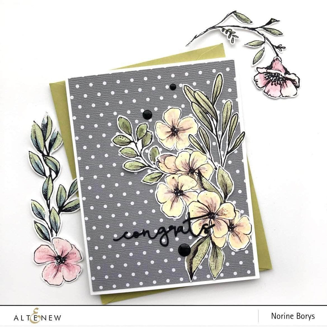 Clear Stamps Dainty Swiss Dots Stamp Set