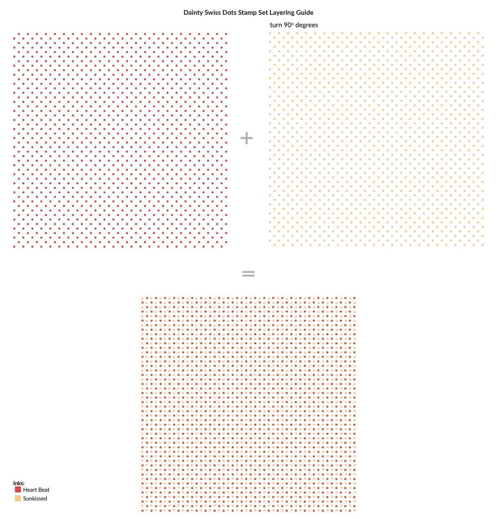 Clear Stamps Dainty Swiss Dots Stamp Set