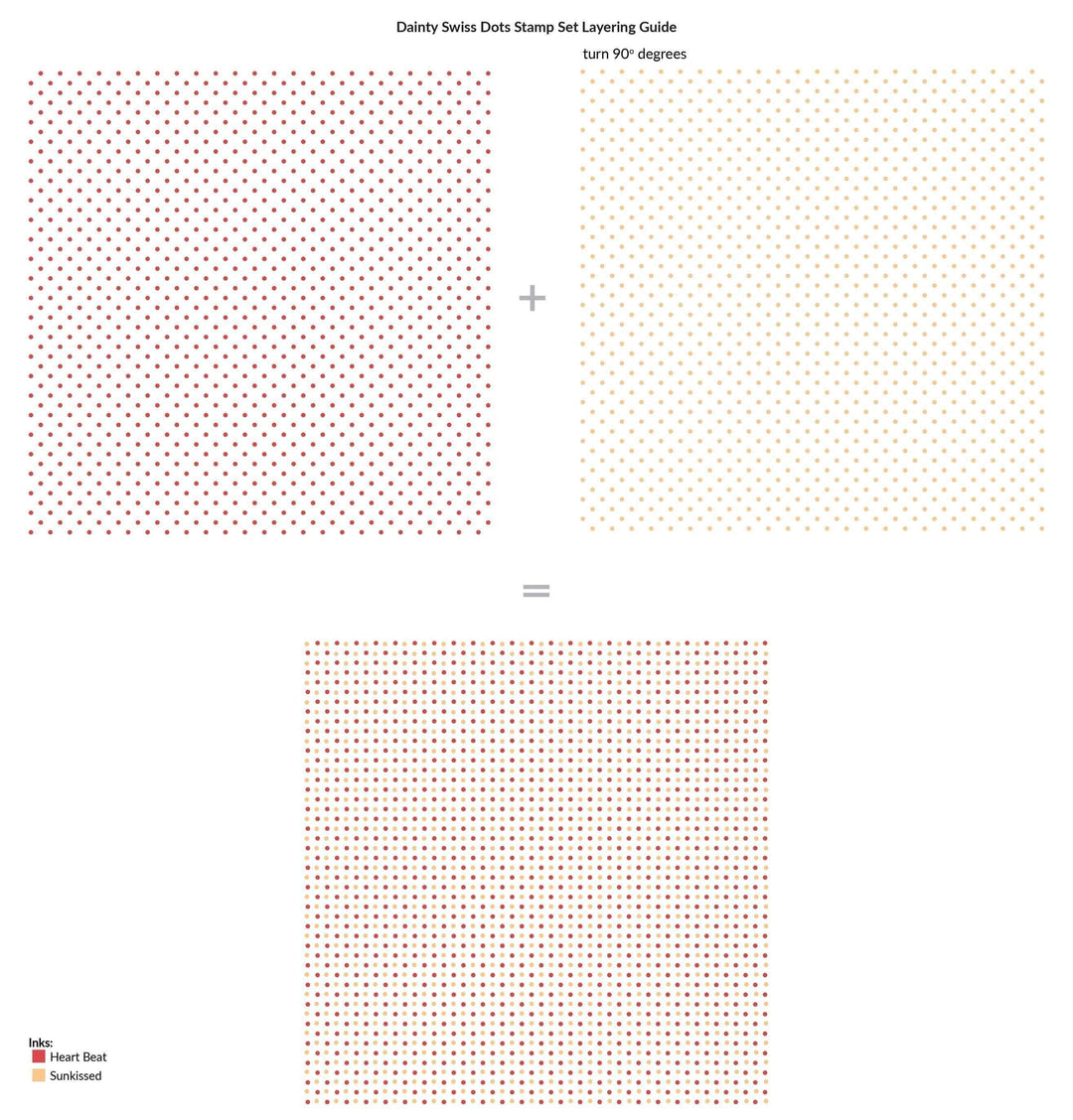 Clear Stamps Dainty Swiss Dots Stamp Set