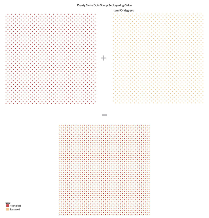 Clear Stamps Dainty Swiss Dots Stamp Set