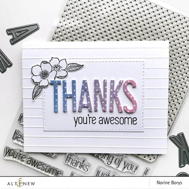 Clear Stamps Dainty Swiss Dots Stamp Set