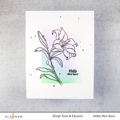 Clear Stamps Darling Lily Stamp Set