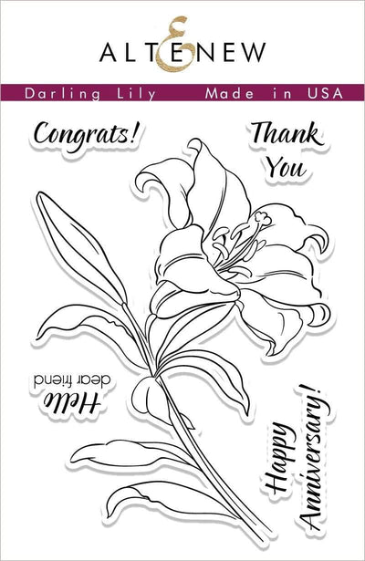 Clear Stamps Darling Lily Stamp Set
