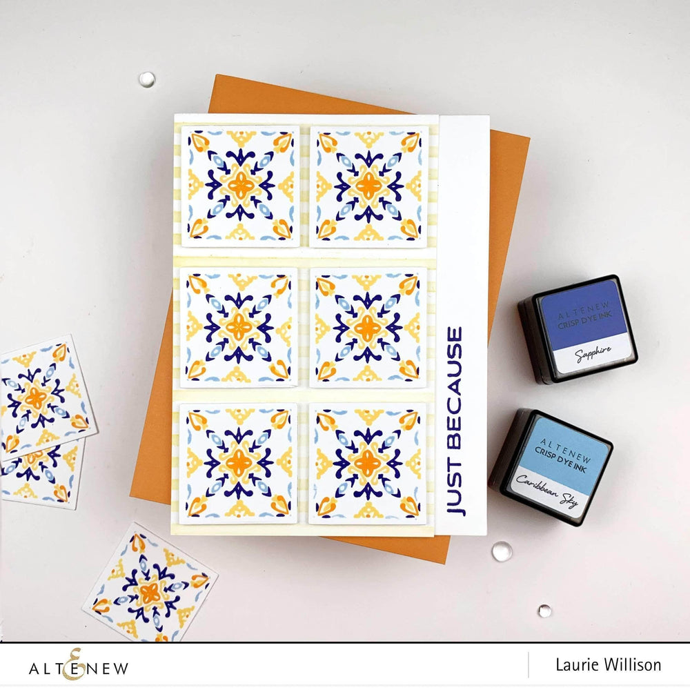 Clear Stamps Delicate Tiles Stamp Set