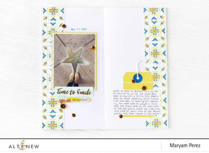 Clear Stamps Delicate Tiles Stamp Set