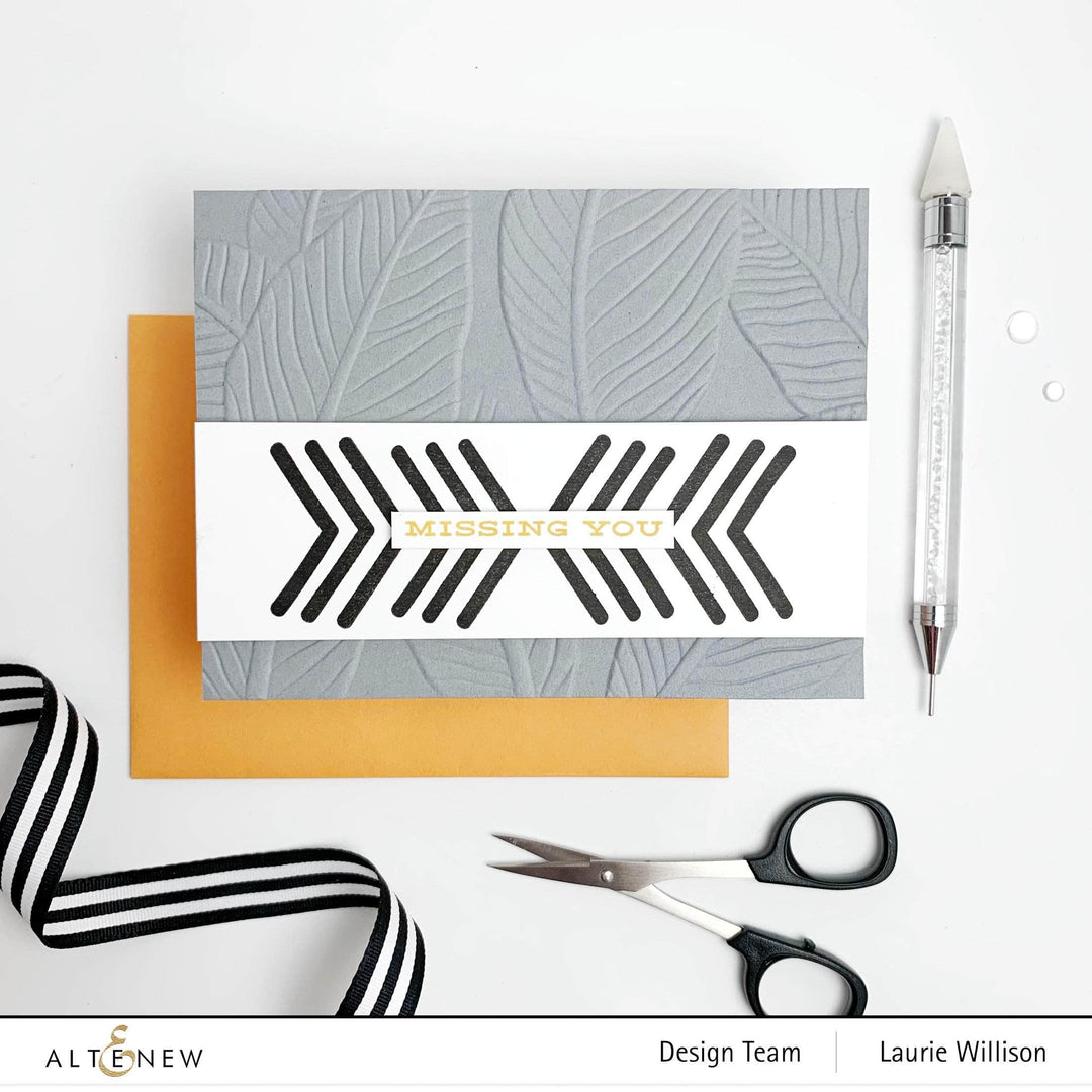 Clear Stamps Doodled Triangles Stamp Set