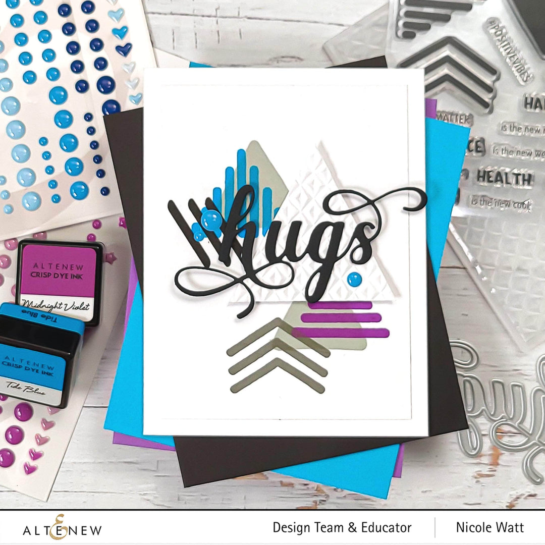 Clear Stamps Doodled Triangles Stamp Set