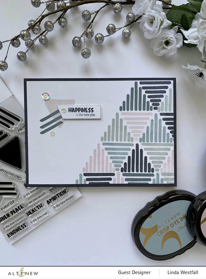 Clear Stamps Doodled Triangles Stamp Set