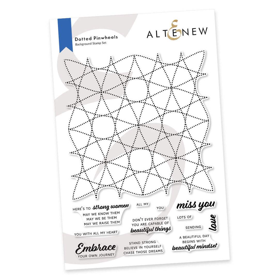 Clear Stamps Dotted Pinwheels Stamp Set