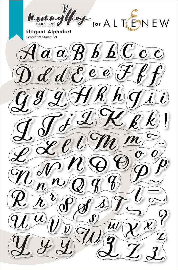 Clear Stamps Elegant Alphabet Stamp Set
