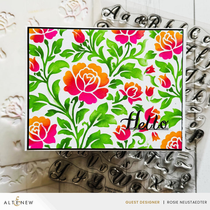 Clear Stamps Elegant Alphabet Stamp Set