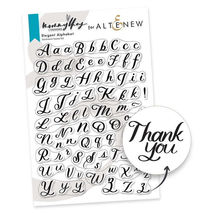Clear Stamps Elegant Alphabet Stamp Set