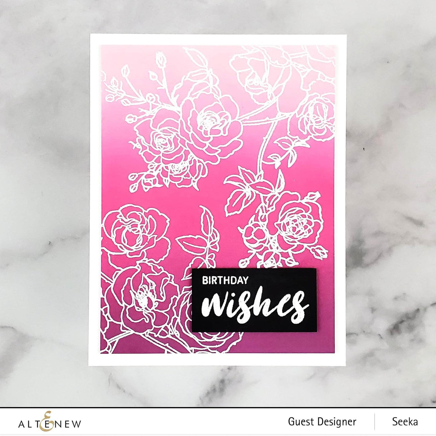 Clear Stamps Enchanted Roses Stamp Set