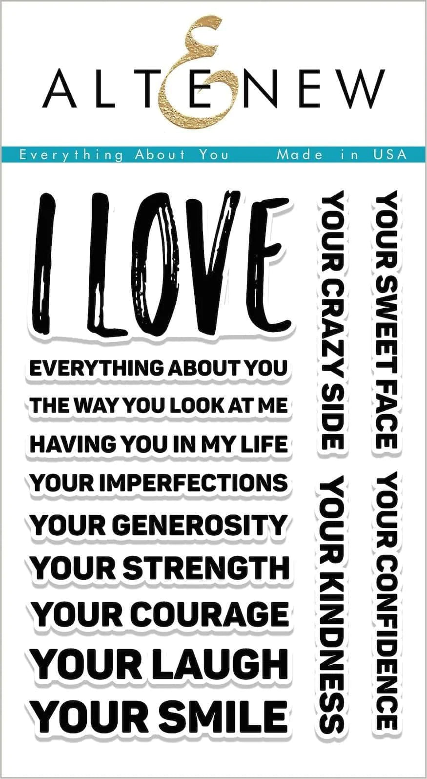 Clear Stamps Everything About You Stamp Set