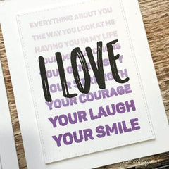 Clear Stamps Everything About You Stamp Set