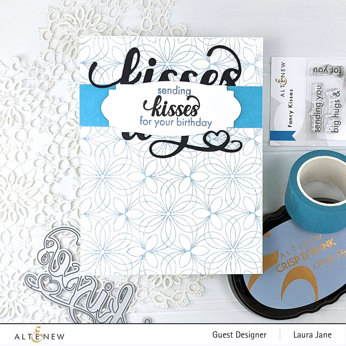 Clear Stamps Fancy Kisses Stamp Set