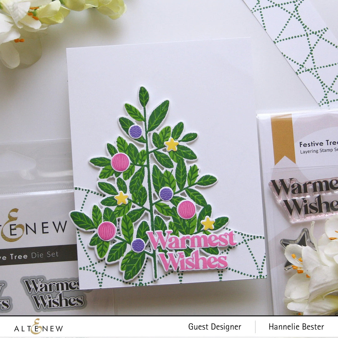 Clear Stamps Festive Tree Stamp Set