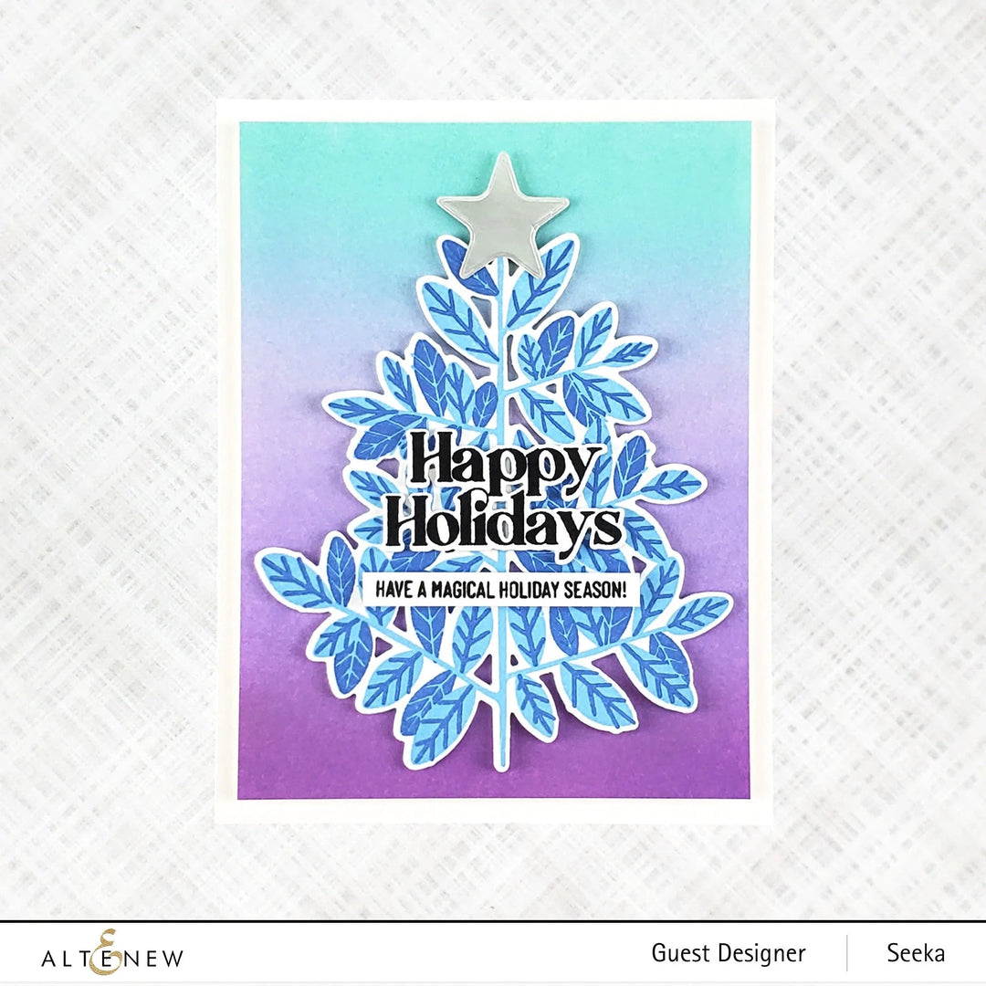 Clear Stamps Festive Tree Stamp Set
