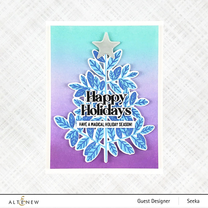 Clear Stamps Festive Tree Stamp Set