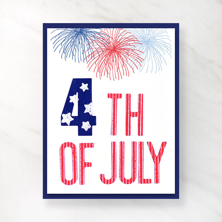 Clear Stamps Fireworks Stamp Set