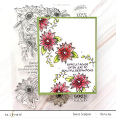 Clear Stamps Floral Dahlia Stamp Set